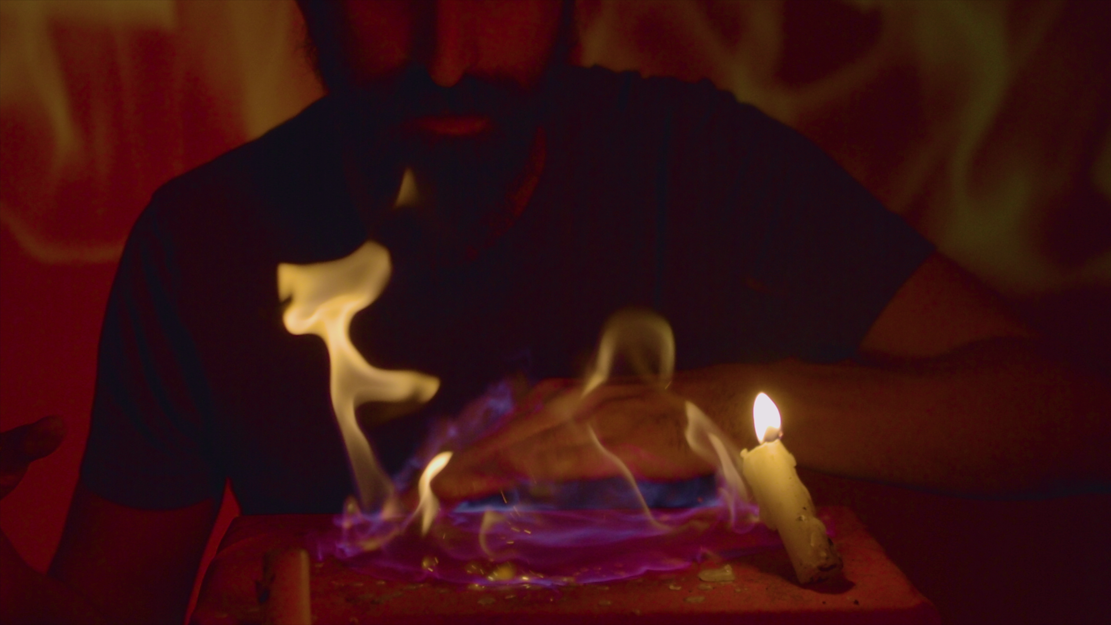Still from "Pyromania" directed by Michael J. Epstein. Cinematography by Sophia Cacciola.