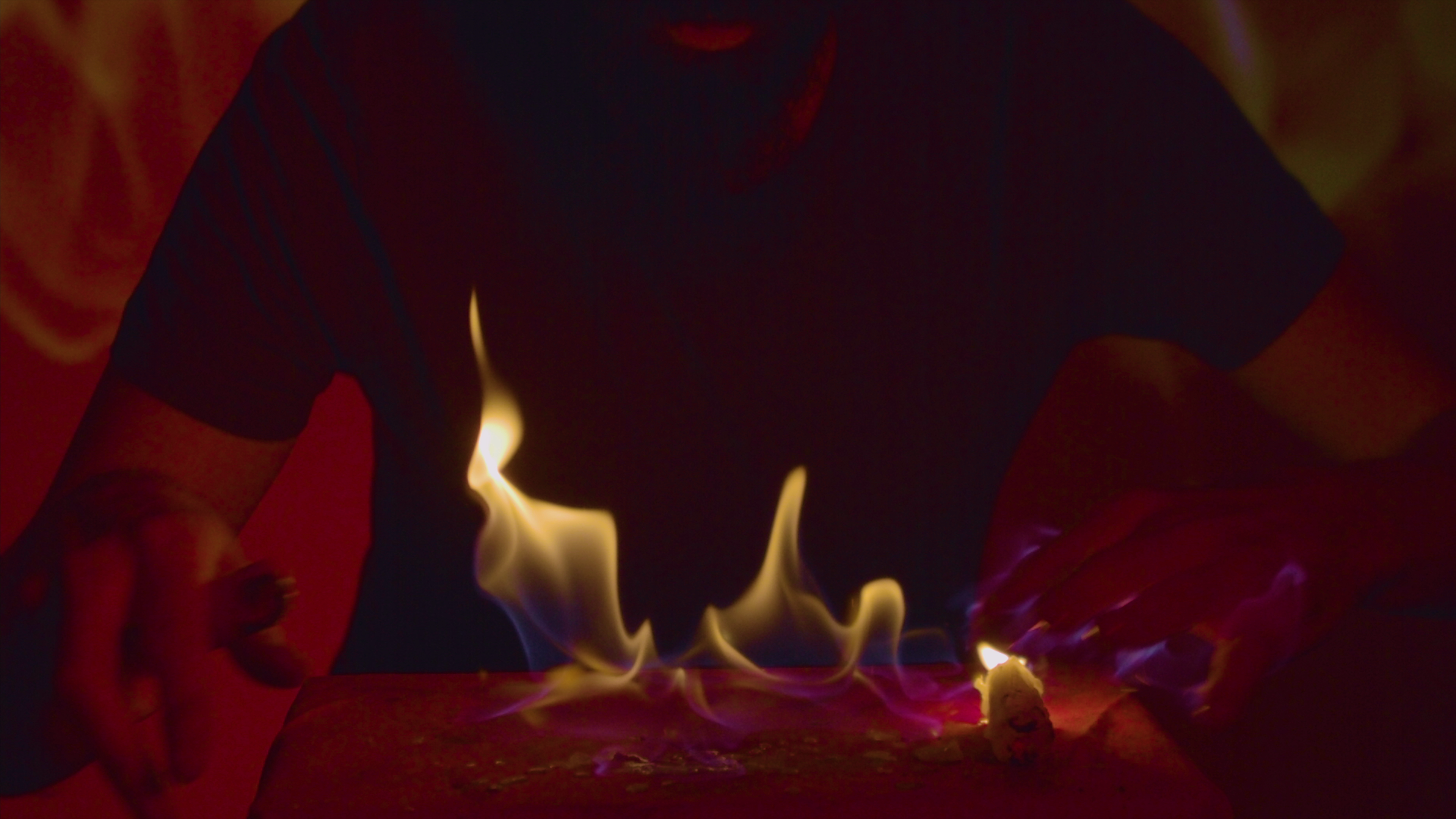 Still from "Pyromania" directed by Michael J. Epstein. Cinematography by Sophia Cacciola.